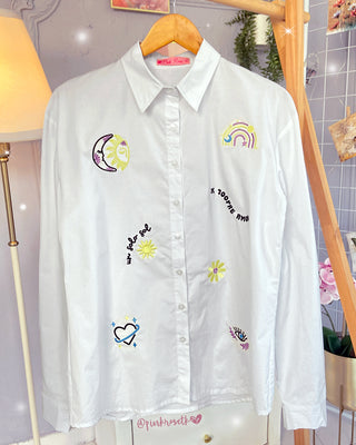 Camisa Manga Larga con Bordado “Un Solo Sol”