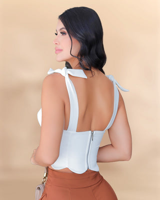Crop Top "Moritas" con Tiras Ajustables