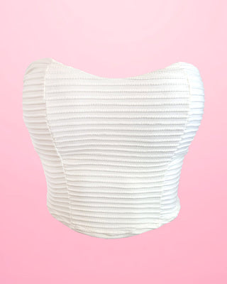 CROP TOP COPAS STRAPPLE LINEAS TEJIDAS
