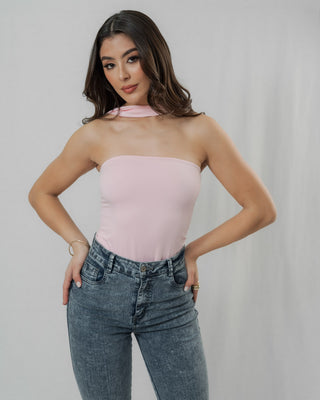 BODY ROSADO STRAPPLRE TIRA ESPALDA A CUELLO