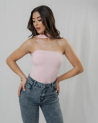 BODY ROSADO STRAPPLRE TIRA ESPALDA A CUELLO