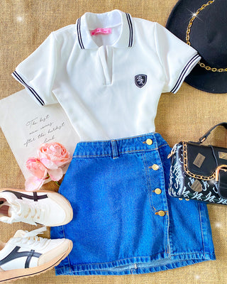 CAMISETA POLO PINK ROSE