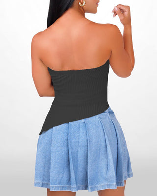FALDA JEAN DE TABLAS