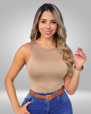 Blusa básica de manga sisa