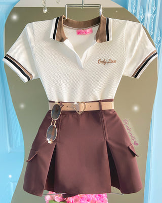 Blusa Tejida Polo con Cuello – Only Love