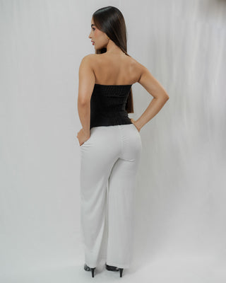 Pantalón Culotte con Toque Minimal