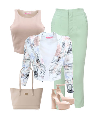 Blusa camel básica corta manga sisa