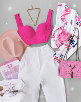 Blazer torero blanco super girl