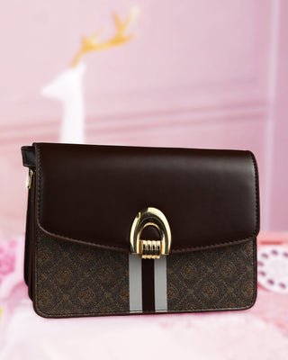 Bolso Tipo Cartera Cuadrado con Broche