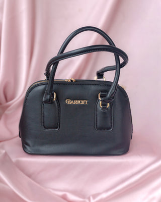 BOLSO NEGRO CUADRADO BARUCHI CON HEBILLAS