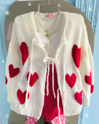 Saco con Detalles de Corazones