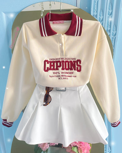 BUZO CUELLO BORDADO CHAMPIONS