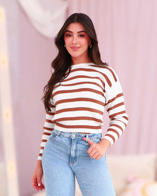 Buzo Tejido con Rayas Clásicas