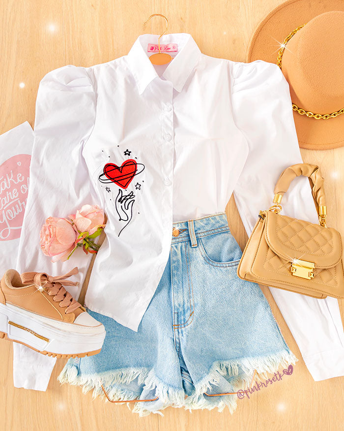 Outfit Blusa Blanca Bordada Outfit Blusa Blanca Bordada Blusa