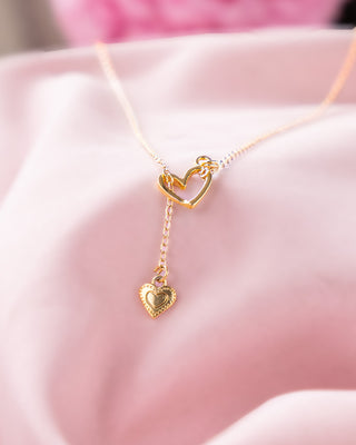 COLLAR SENCILLO CON DIJE COLGANTE DE CORAZON