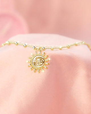COLLAR DORADO DOBLE DIJE DE SOL