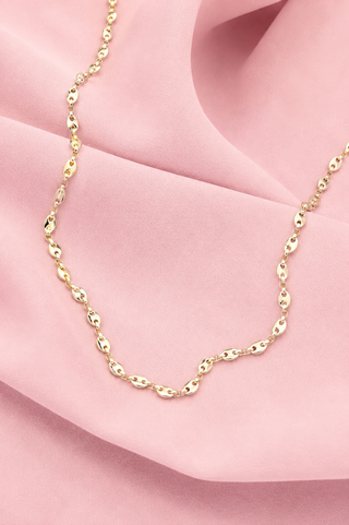 COLLAR DORADO SENCILLO DE ESLABONES PEQUEÑOS