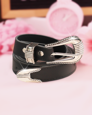 Correa sencilla con hebilla corrugada