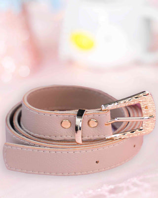 CORREA DELGADA HEBILLA CORRUGADA