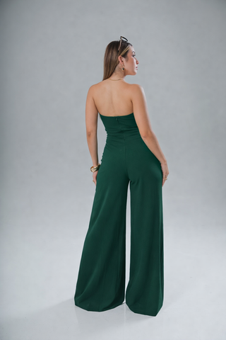 Enterizo Strapless con Escote Corazón y Varilla