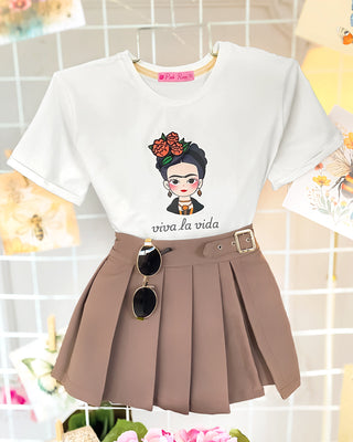 Camiseta blanca frida