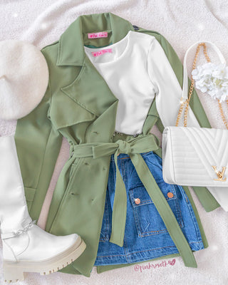 Blusa blanca en rib manga larga con aplique brillantes