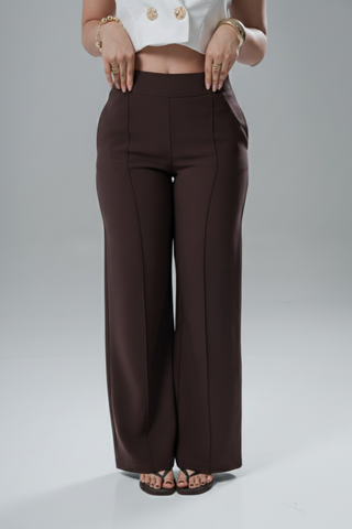 PANTALON SENCILLO CON VENA BOTA ANCHA