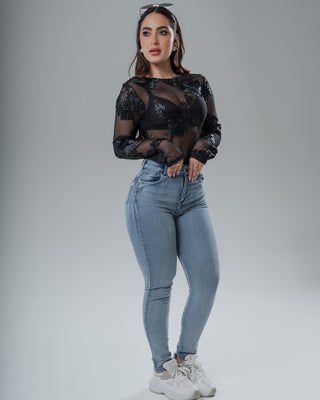 Jean Sencillo Claro Super Skinny