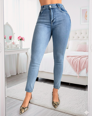 Jean Sencillo Claro Super Skinny