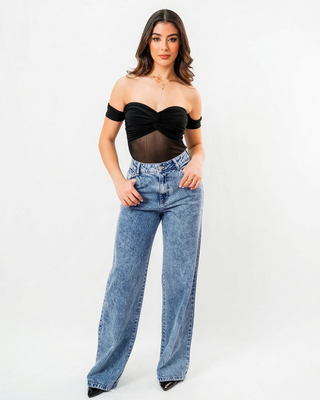 JEAN AZUL SENCILLO BOTA ANCHA