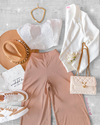 Pantalón Culotte con Toque Minimal