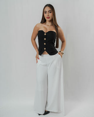 Pantalón palazo sencillo