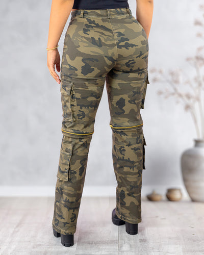 Pantalón militar cargo 4 bolsillos