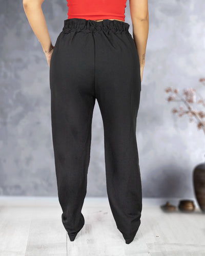 PANTALON PRETINA ENRESORTADA CORREA NEGRA