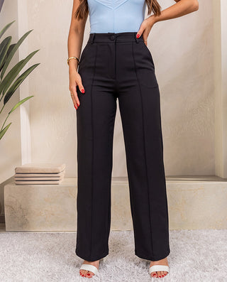 Pantalón negro Bota Ancha