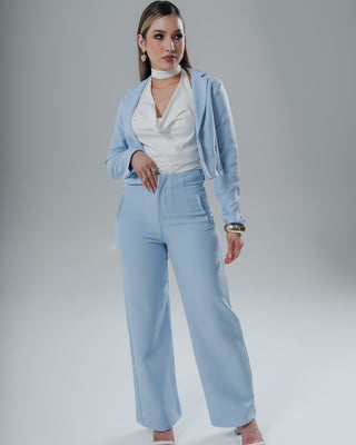 Pantalón Sencillo Prenses Bota Ancha