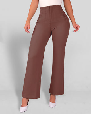 Pantalón Sencillo Prenses Bota Ancha