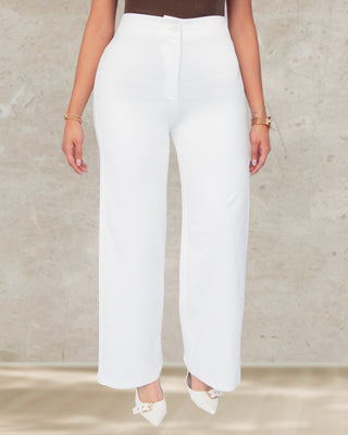 Pantalón de Bota Ancha con 1 Botón