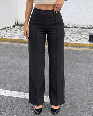 PANTALON SENCILLO CON VENA BOTA ANCHA