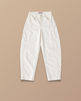 PANTALON BEIGE JOGGERS CON COSTURA EN PIERNA