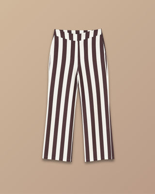 PANTALON DE LINEAS CAFES