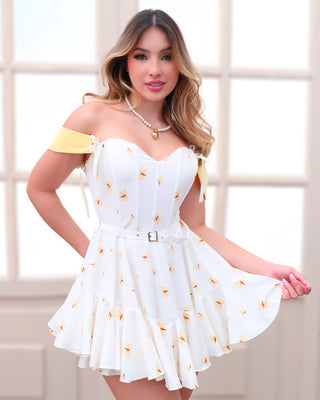 Romper con Tiras y Correa – Mariposas YLW