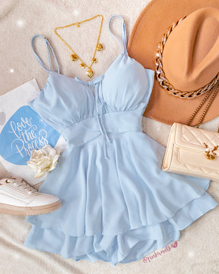 Romper con Copas Tiras y Voleros