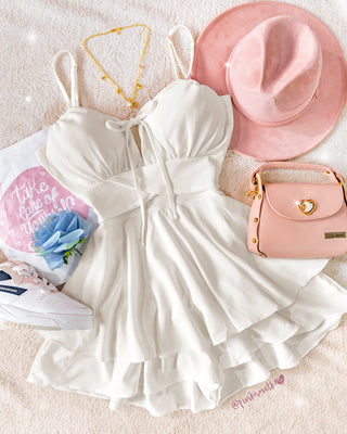 Romper con Copas Tiras y Voleros