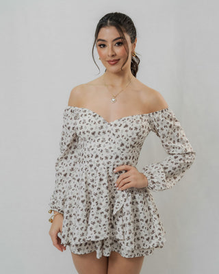 Romper manga Largo con Copas y Flores