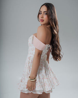 Romper Floral con Tiras y Correa