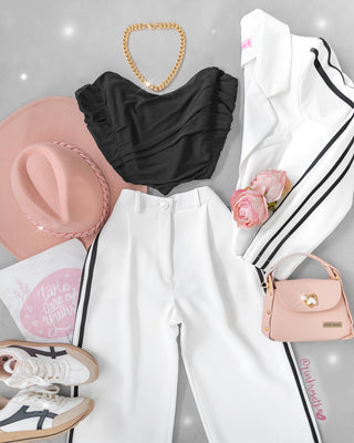 CROP TOP MALLA DRAPEADO STRAPPLE VARILLA