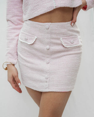 SET DE CHANEL CON  FALDA Y BLAZER 4 BOTONES