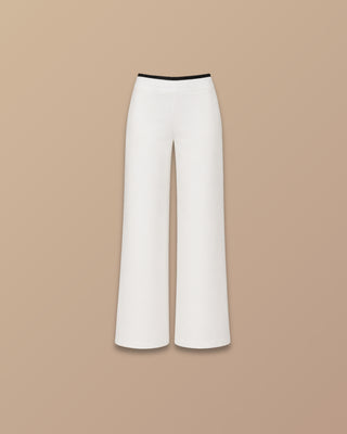 SET BLANCO DE PANTALON Y BLAZER CON HERRAJE DE PINK ROSE
