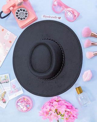Sombrero cordobés con cadena negro